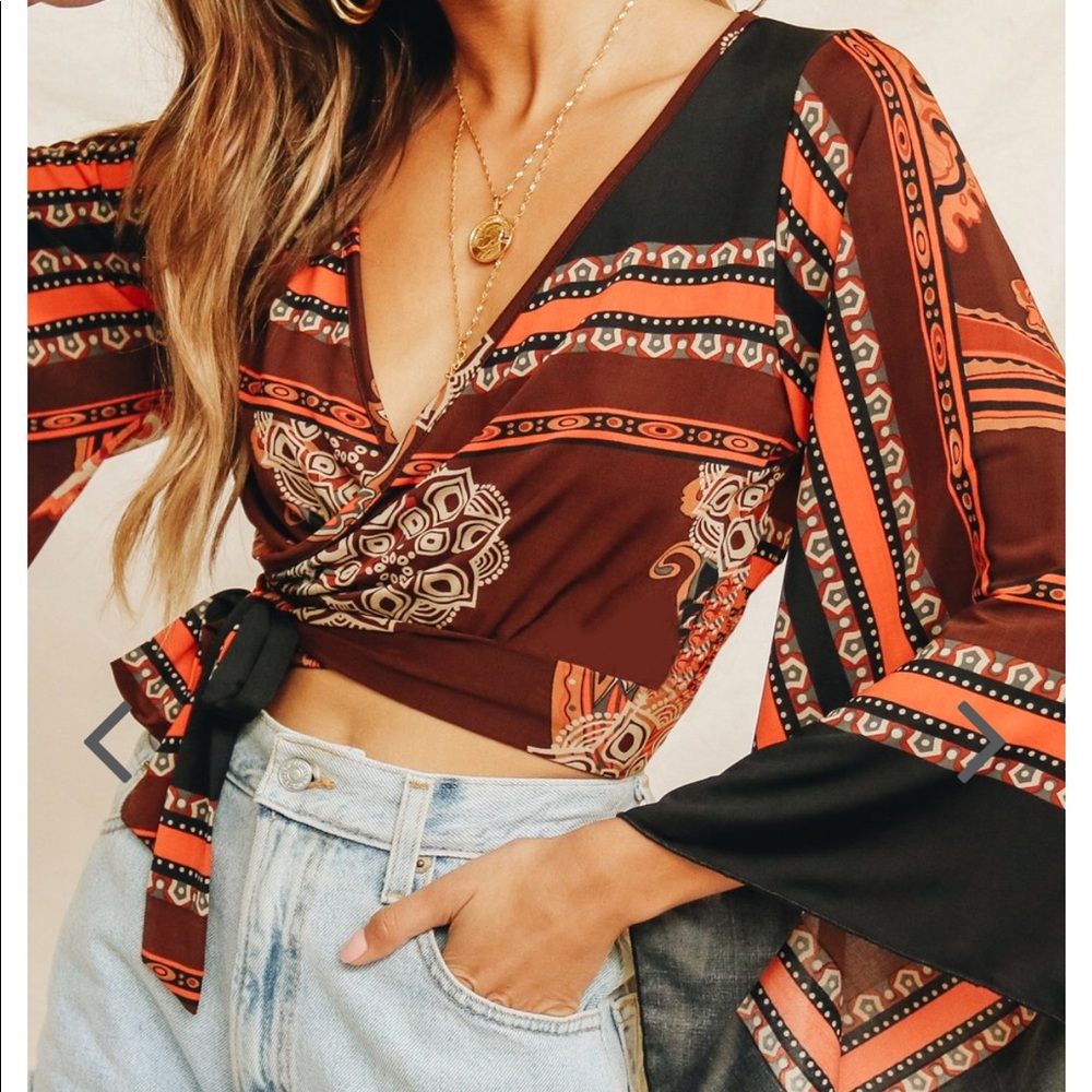 Verge Girl Wrap Top